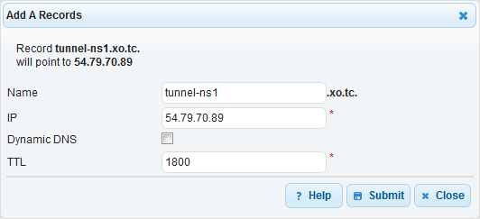 changing iphone dns address for neoload tunnel recording