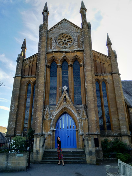 Church in Sherborne, UK on a Nokia 6.1