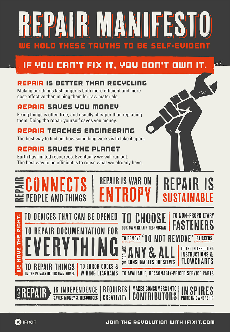 Self Repair Manifesto