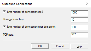 SMTP Virtual Server - Outbound Connections